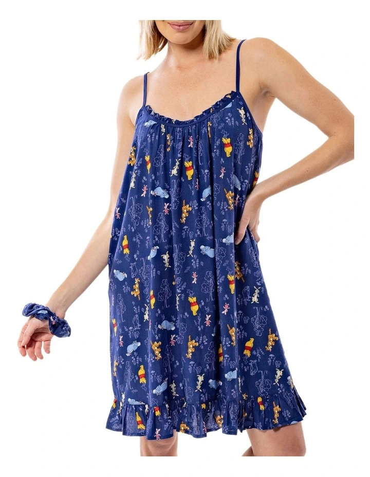 Best deal π₯° Winnie The Pooh Woven Chemise Nightie With Scrunchie In Navy β 3 Best deal π₯° Winnie The Pooh Woven Chemise Nightie With Scrunchie In Navy β