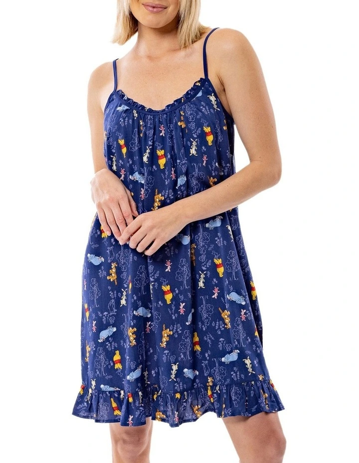 Best deal π₯° Winnie The Pooh Woven Chemise Nightie With Scrunchie In Navy β 4 Best deal π₯° Winnie The Pooh Woven Chemise Nightie With Scrunchie In Navy β - Image 2