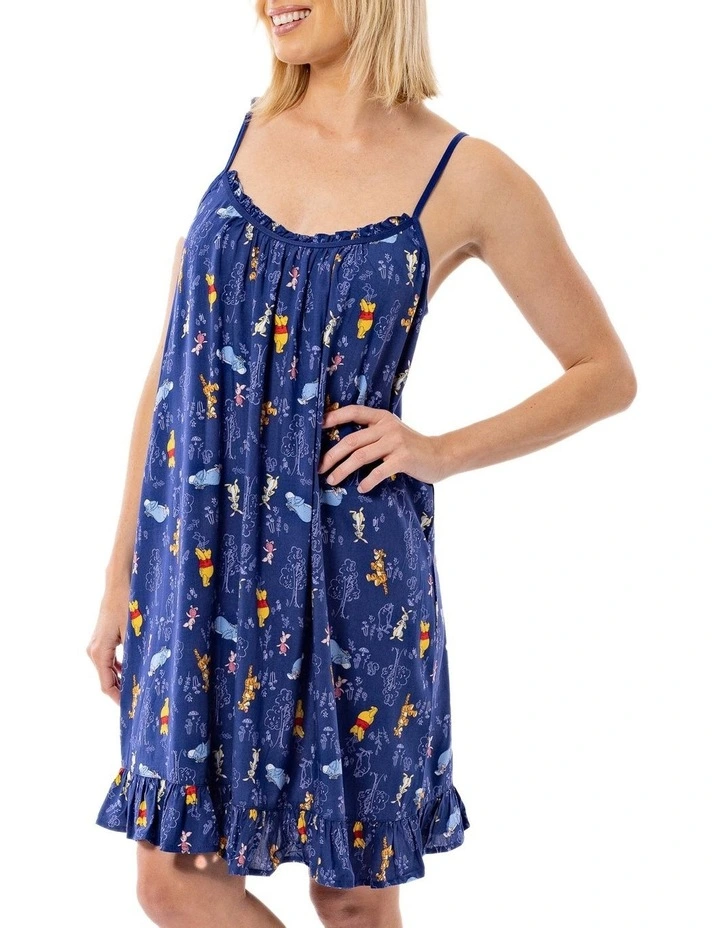 Best deal π₯° Winnie The Pooh Woven Chemise Nightie With Scrunchie In Navy β 5 Best deal π₯° Winnie The Pooh Woven Chemise Nightie With Scrunchie In Navy β - Image 3