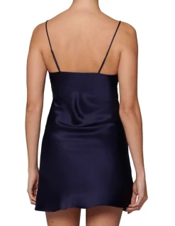 Outlet 🎁 Simone Perele Dream Silk Chemise In Blue 🔔 -sleepwear-robes Sales unnamed file 196