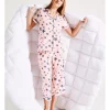 Buy 👍 Chloe & Lola Stars Print Sleep Set In Pink/Charcoal 🎉 -sleepwear-robes Sales unnamed file 197