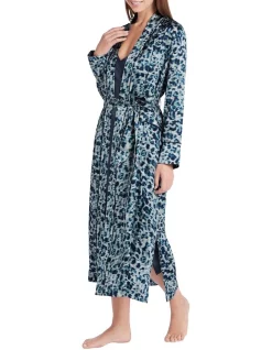 Best deal 🥰 David Lawrence Jain Silk Robe In Midnight Multi ⌛ -sleepwear-robes Sales unnamed file 1978