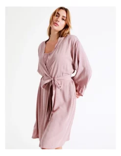 Best reviews of ✨ Chloe & Lola Frill Sleeve Robe In Pink 😍