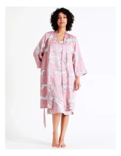 Deals 🎁 Chloe & Lola Flat Satin Robe In Dusty Pink ⭐ -sleepwear-robes Sales unnamed file 2034