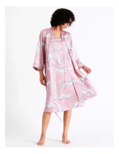 Deals 🎁 Chloe & Lola Flat Satin Robe In Dusty Pink ⭐ -sleepwear-robes Sales unnamed file 2036