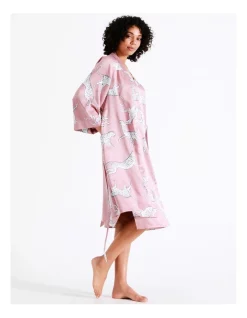 Deals 🎁 Chloe & Lola Flat Satin Robe In Dusty Pink ⭐ -sleepwear-robes Sales unnamed file 2037