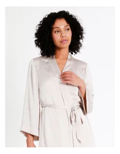 Promo 😍 Chloe & Lola 🔨 Hammered Satin Robe In Champagne 😍 -sleepwear-robes Sales unnamed file 2044