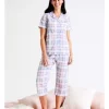 Cheap 🥰 Soho Organic Cotton 3/4 PJ Set In Multi 🥰 -sleepwear-robes Sales unnamed file 207