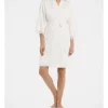 Best Sale 😉 Chloe & Lola Basics Satin Robe Ivory 👏 -sleepwear-robes Sales unnamed file 2075