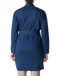 Discount 😉 Simone Perele Brume Kimono Robe In Astral Blue 😀 -sleepwear-robes Sales unnamed file 2080