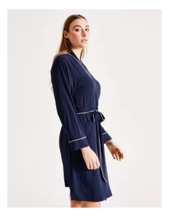 Hot Sale 👍 Chloe & Lola Bamboo Robe In Navy 🔥 -sleepwear-robes Sales unnamed file 2114