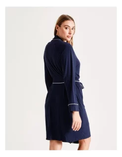 Hot Sale 👍 Chloe & Lola Bamboo Robe In Navy 🔥 -sleepwear-robes Sales unnamed file 2117
