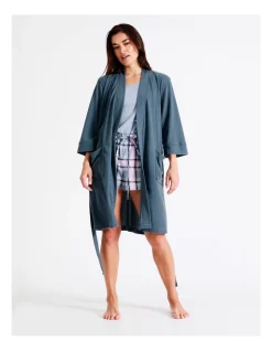 Flash Sale 👏 Soho Waffle Robe In Grey 🎁 -sleepwear-robes Sales unnamed file 2132