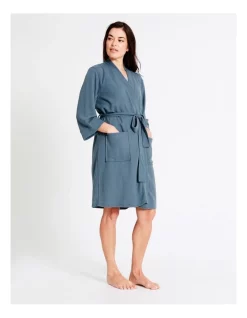 Flash Sale 👏 Soho Waffle Robe In Grey 🎁 -sleepwear-robes Sales unnamed file 2134