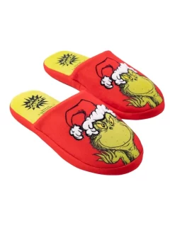 Wholesale 𧨠The Grinch Slippers In Red π―