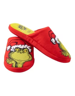 Wholesale 🧨 The Grinch Slippers In Red 💯 -sleepwear-robes Sales unnamed file 2147