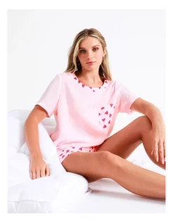Coupon ❤️ Chloe & Lola Satin Short PJ Set In Pink 👏 -sleepwear-robes Sales unnamed file 215