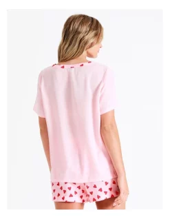 Coupon ❤️ Chloe & Lola Satin Short PJ Set In Pink 👏 -sleepwear-robes Sales unnamed file 220