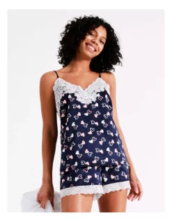 Best reviews of 😉 Chloe & Lola Satin Cami Lace Boxer Set In Navy ⭐ -sleepwear-robes Sales unnamed file 222