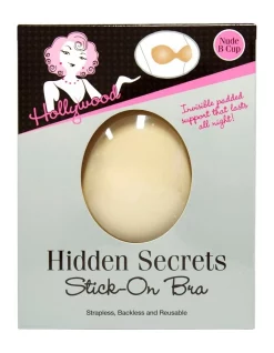 Outlet ⭐ Hollywood Products Hidden Secrets Stick-On Bra Beige 🔔