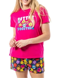 Best Pirce ⭐ Women's Little Miss Fam Jams Better Together Cotton Sleep Set In Multi 🤩