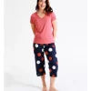 Best deal β¨ Soho Organic Cotton Knit V-Neck 3/4 PJ Set In Navy Multi π 2 Best deal β¨ Soho Organic Cotton Knit V-Neck 3/4 PJ Set In Navy Multi π -sleepwear-robes Sales unnamed file 241