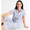 New 🛒 Soho Organic Cotton 3/4 PJ Set In Blue 🤩 -sleepwear-robes Sales unnamed file 248