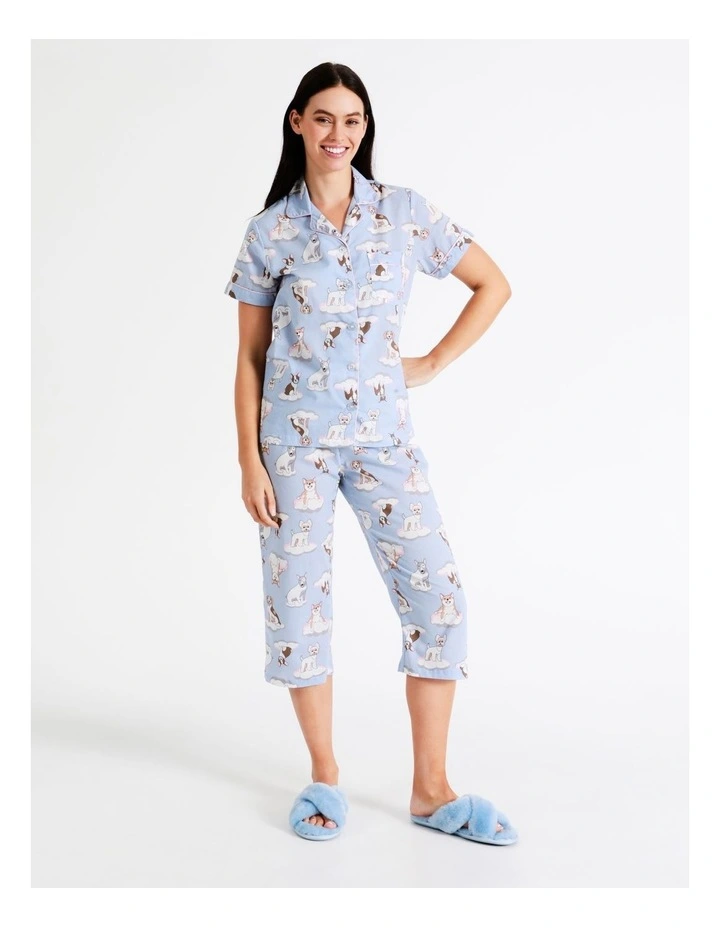 New π Soho Organic Cotton 3/4 PJ Set In Blue π€© 4 New π Soho Organic Cotton 3/4 PJ Set In Blue π€© - Image 2