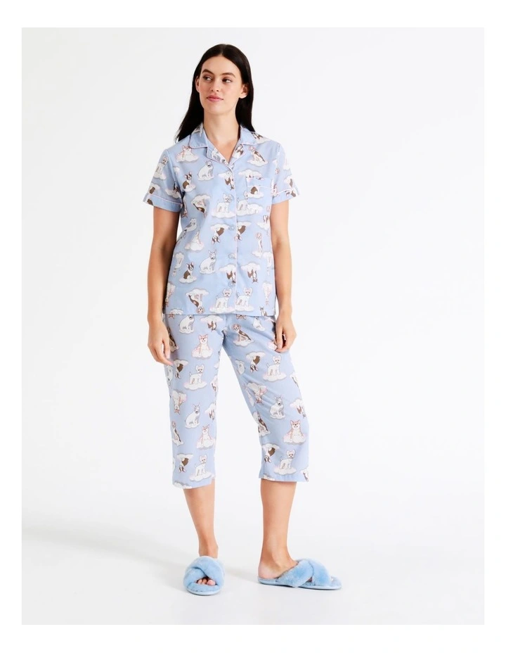 New π Soho Organic Cotton 3/4 PJ Set In Blue π€© 6 New π Soho Organic Cotton 3/4 PJ Set In Blue π€© - Image 4