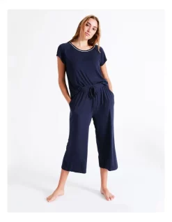 Hot Sale π Chloe & Lola Bamboo 3/4 PJ Pant In Navy π 9 Hot Sale π Chloe & Lola Bamboo 3/4 PJ Pant In Navy π -sleepwear-robes Sales unnamed file 285