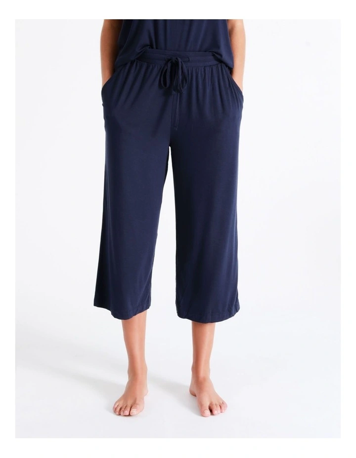 Hot Sale π Chloe & Lola Bamboo 3/4 PJ Pant In Navy π 5 Hot Sale π Chloe & Lola Bamboo 3/4 PJ Pant In Navy π - Image 3