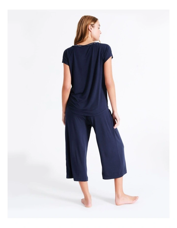 Hot Sale π Chloe & Lola Bamboo 3/4 PJ Pant In Navy π 7 Hot Sale π Chloe & Lola Bamboo 3/4 PJ Pant In Navy π - Image 5