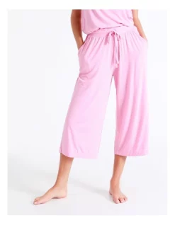 Discount 😉 Chloe & Lola Bamboo 3/4 PJ Pant In Pink ⌛ -sleepwear-robes Sales unnamed file 297