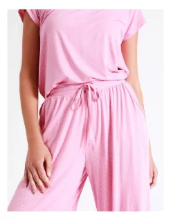 Discount 😉 Chloe & Lola Bamboo 3/4 PJ Pant In Pink ⌛ -sleepwear-robes Sales unnamed file 299