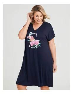 Budget β Taking Shape Bamboo Sunday V-neck Nightie In Navy π 8 Budget β Taking Shape Bamboo Sunday V-neck Nightie In Navy π -sleepwear-robes Sales unnamed file 310