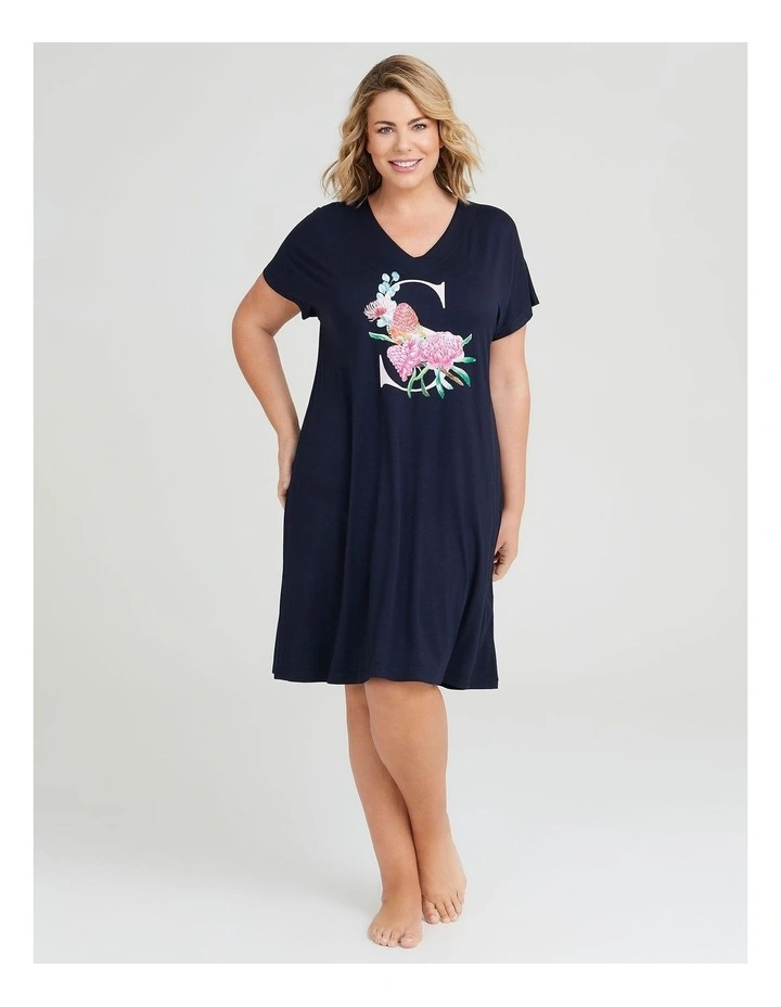 Budget β Taking Shape Bamboo Sunday V-neck Nightie In Navy π 6 Budget β Taking Shape Bamboo Sunday V-neck Nightie In Navy π - Image 4