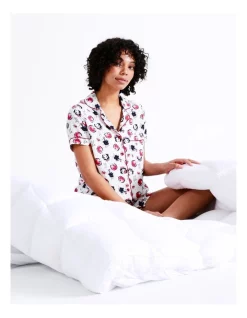 Outlet 🤩 Snow White Woven Pyjama Set In White ❤️ -sleepwear-robes Sales unnamed file 330