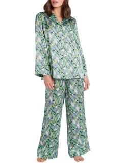 Top 10 🔔 David Lawrence Heloise Silk Pyjama Blouse In Ivory Multi ✔️ -sleepwear-robes Sales unnamed file 334
