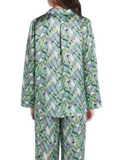 Top 10 🔔 David Lawrence Heloise Silk Pyjama Blouse In Ivory Multi ✔️ -sleepwear-robes Sales unnamed file 335
