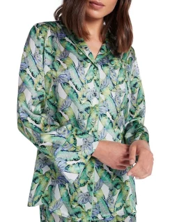 Top 10 🔔 David Lawrence Heloise Silk Pyjama Blouse In Ivory Multi ✔️ -sleepwear-robes Sales unnamed file 336