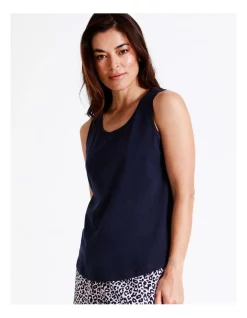 Outlet 👏 Soho Organic Cotton Tank In Navy 😍 -sleepwear-robes Sales unnamed file 349