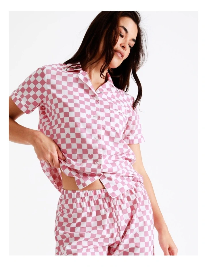 Discount π Soho Organic Cotton 3/4 PJ Set In Red β€οΈ 7 Discount π Soho Organic Cotton 3/4 PJ Set In Red β€οΈ - Image 5