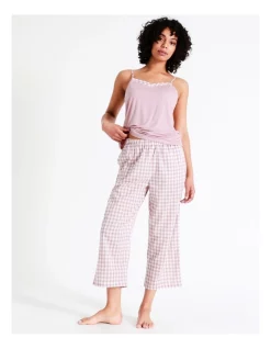 Brand new 🎁 Chloe & Lola 7/8 PJ Pant In Rose Gingham 🔔 -sleepwear-robes Sales unnamed file 407