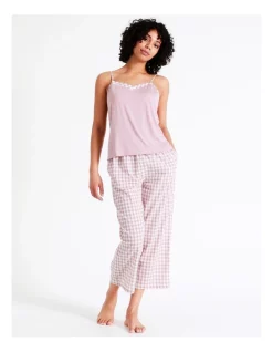 Brand new 🎁 Chloe & Lola 7/8 PJ Pant In Rose Gingham 🔔 -sleepwear-robes Sales unnamed file 409