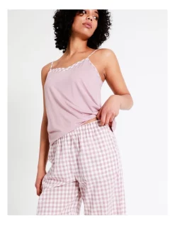 Brand new 🎁 Chloe & Lola 7/8 PJ Pant In Rose Gingham 🔔 -sleepwear-robes Sales unnamed file 410