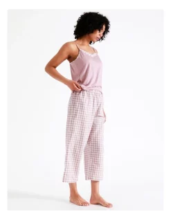 Brand new 🎁 Chloe & Lola 7/8 PJ Pant In Rose Gingham 🔔 -sleepwear-robes Sales unnamed file 412