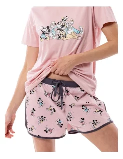 Promo 😍 Mickey Mouse Mickey & Friends PJ Set In Pink 🔔 -sleepwear-robes Sales unnamed file 421