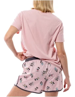 Promo 😍 Mickey Mouse Mickey & Friends PJ Set In Pink 🔔 -sleepwear-robes Sales unnamed file 423