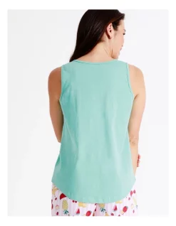 Flash Sale ❤️ Soho Organic Cotton Tank In Aqua 🤩 13 Flash Sale ❤️ Soho Organic Cotton Tank In Aqua 🤩 -sleepwear-robes Sales unnamed file 437