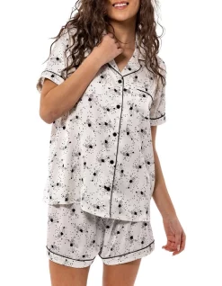 Flash Sale π Tinkerbell Satin Sleep Set In Cream π§¨